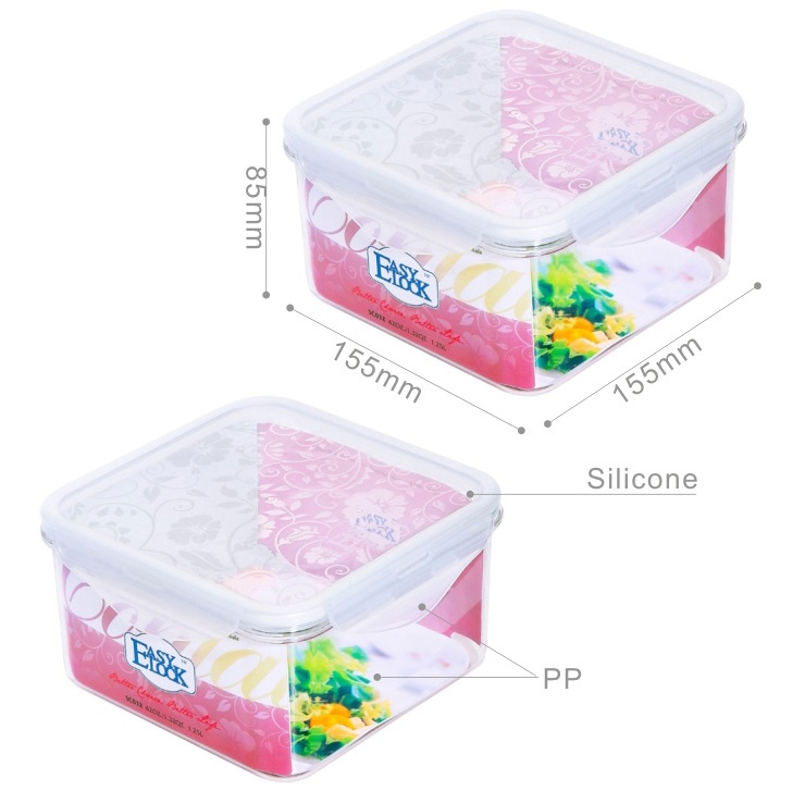 Large Children Plastic Food Storage Containers with Lids