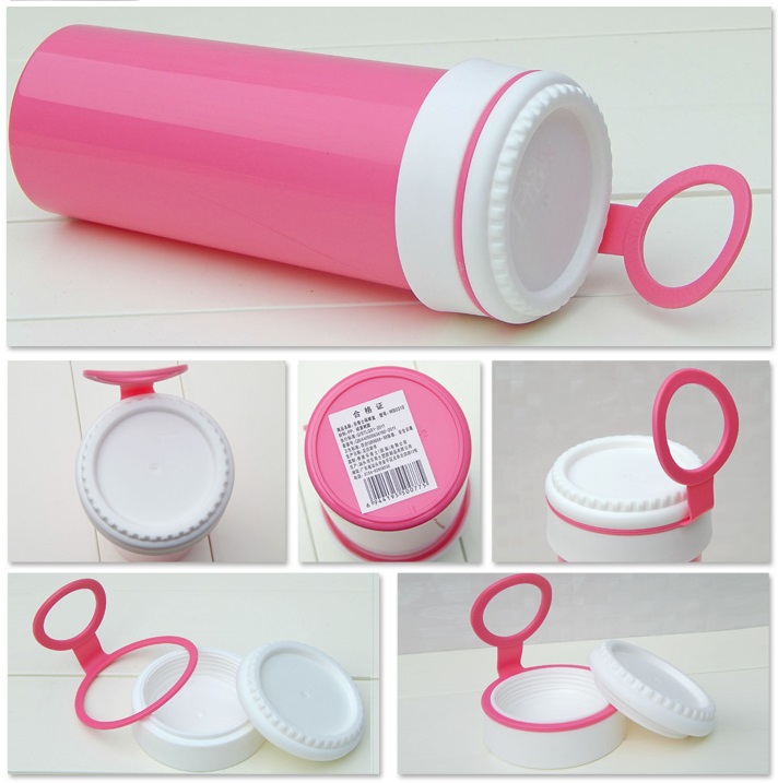 Plastic Compartment Lunch Boxes with Water Bottles